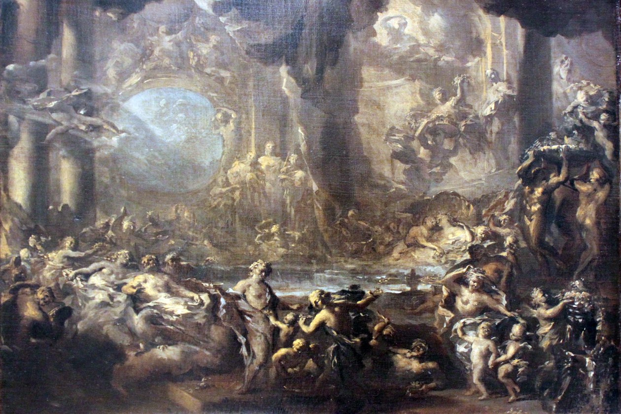 O casamento de Peleus e Thetis de Ottmar Elliger