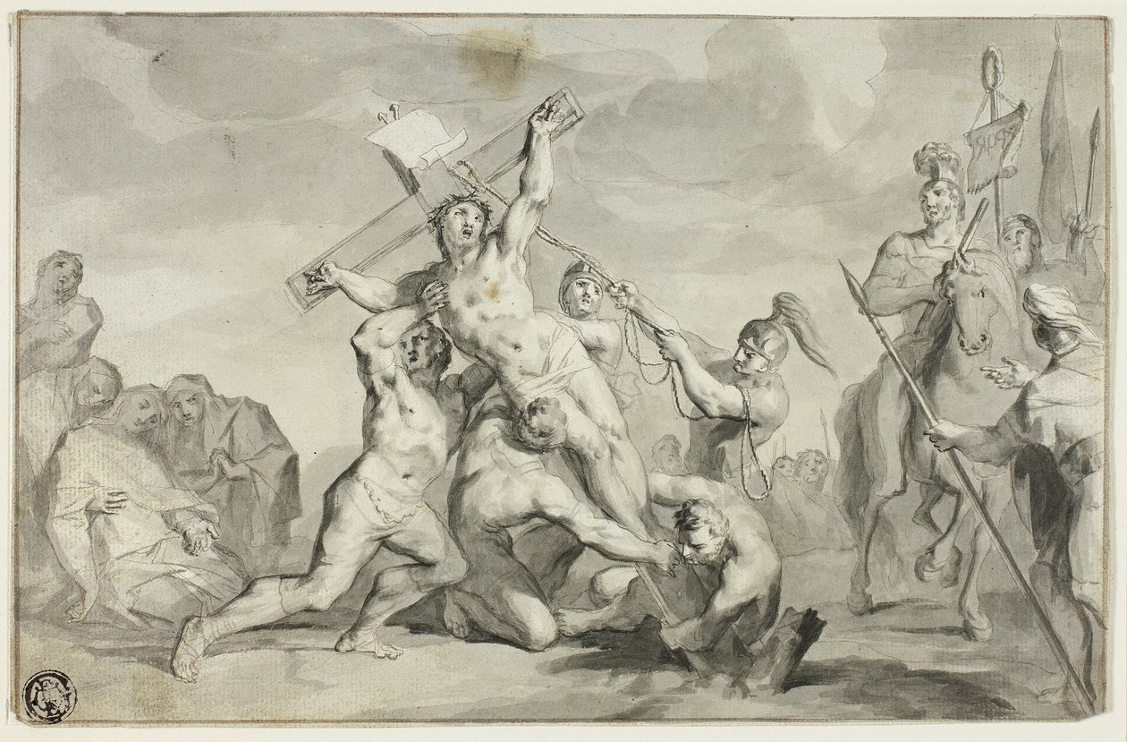 A elevação da cruz de Ottmar Elliger the Younger