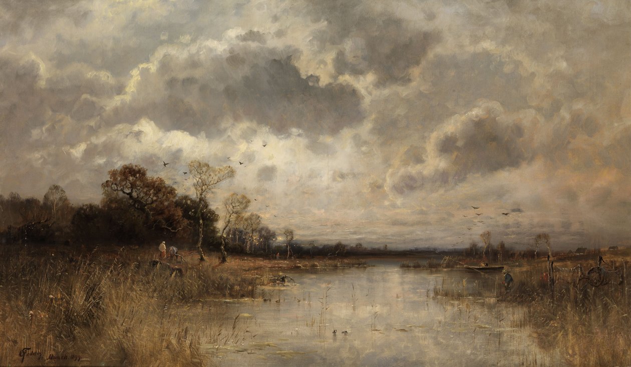 Ampla paisagem moor de Otto Fedder