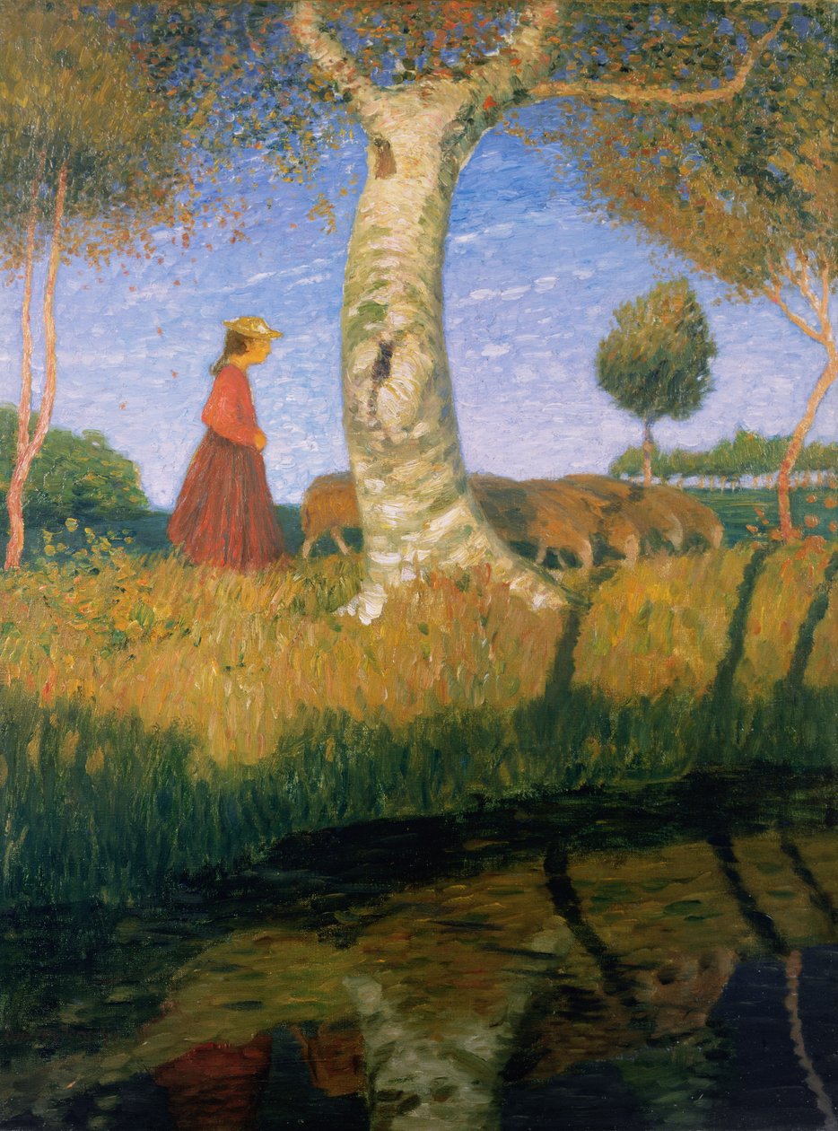 Dia ensolarado de outono de Otto Modersohn