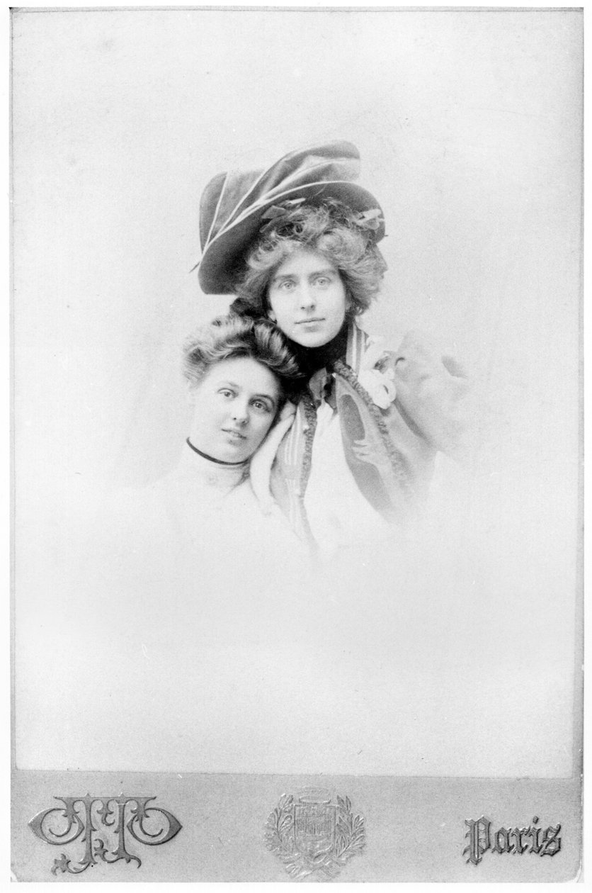 Nathalie Clifford Barney (1876-1972) e Renee Vivien (1877-1909) final do século XIX de Otto Studio