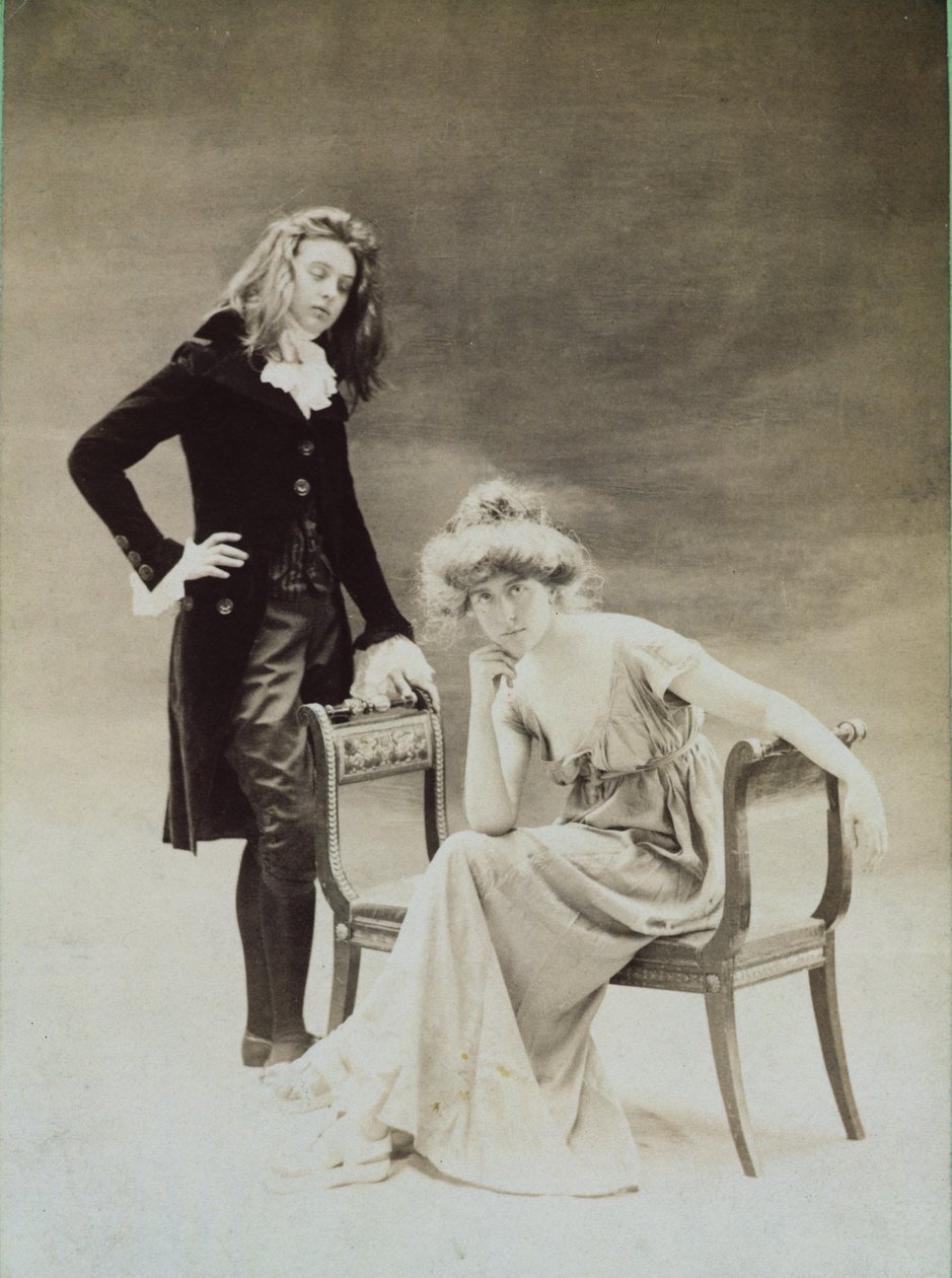 Nathalie Clifford Barney (1876-1972) e Renee Vivien (1877-1909) final do século XIX de Otto Studio