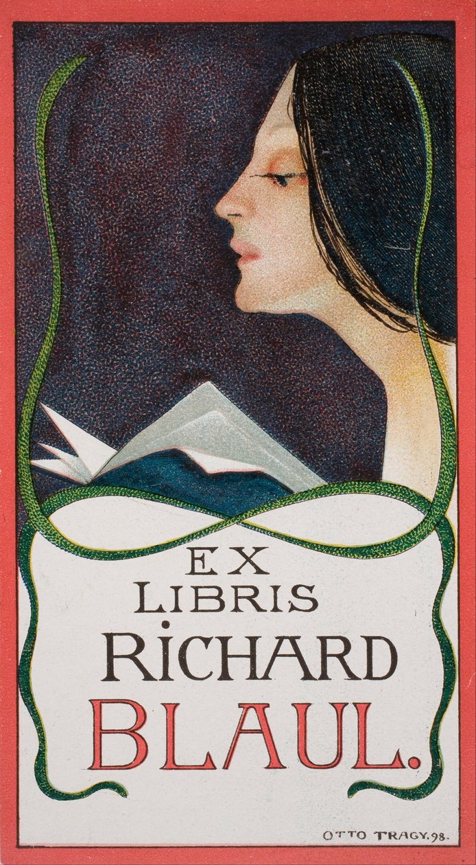 Livro-placa de Richard Blaul de Otto Tragy