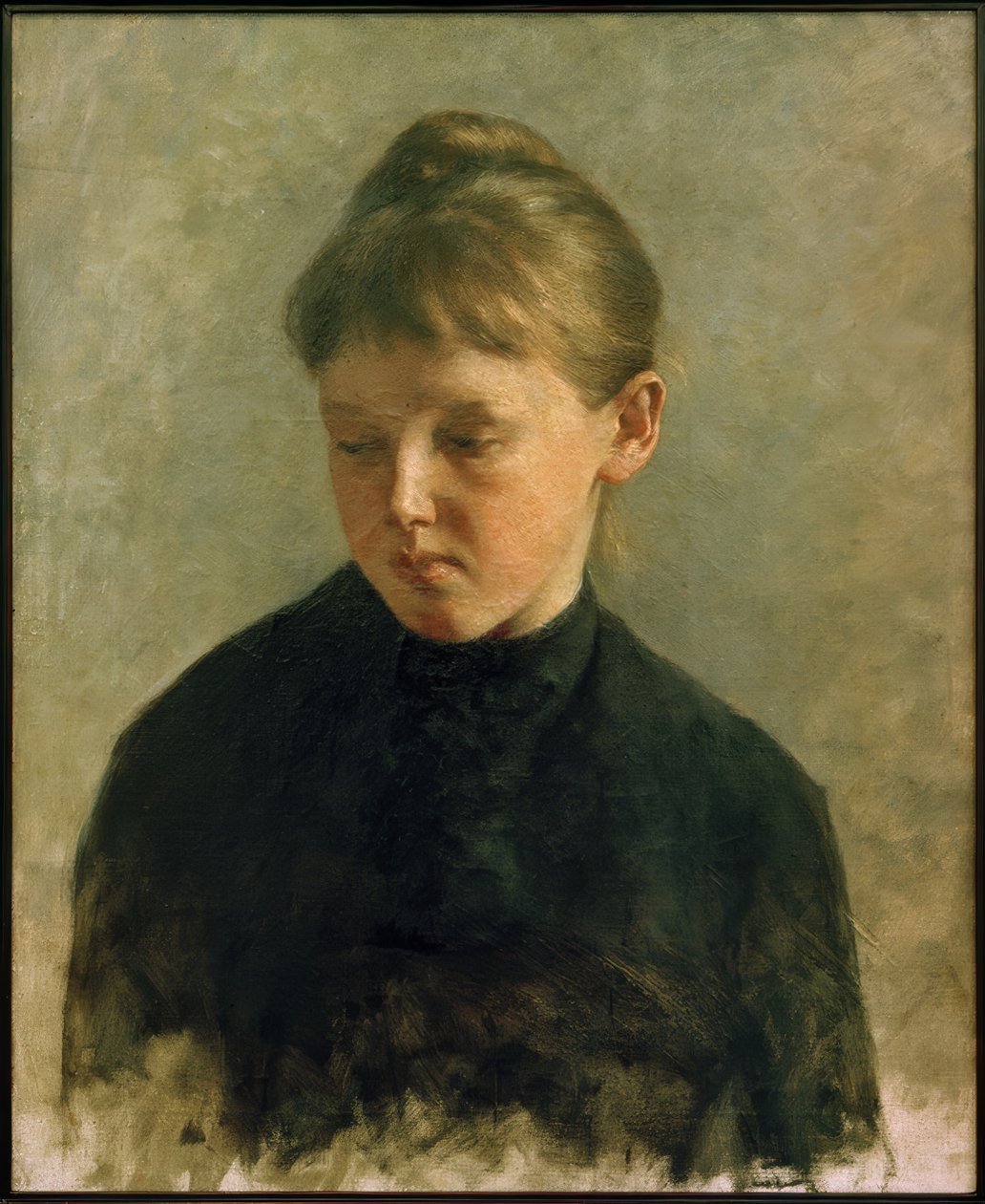 Estudo de uma menina de Otto Ubbelohde