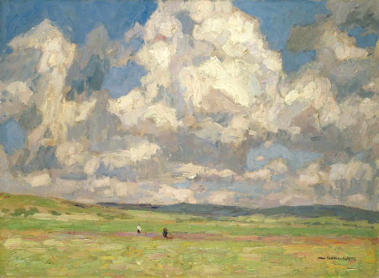 Nuvens de Verão sobre Gossfelden de Otto Ubbelohde