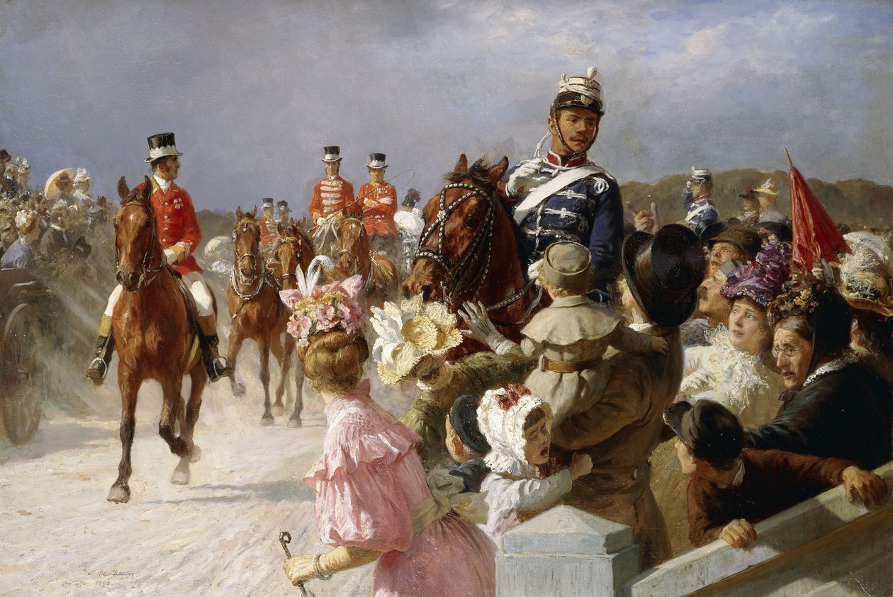 O rei está chegando, 1898 de Otto Bache