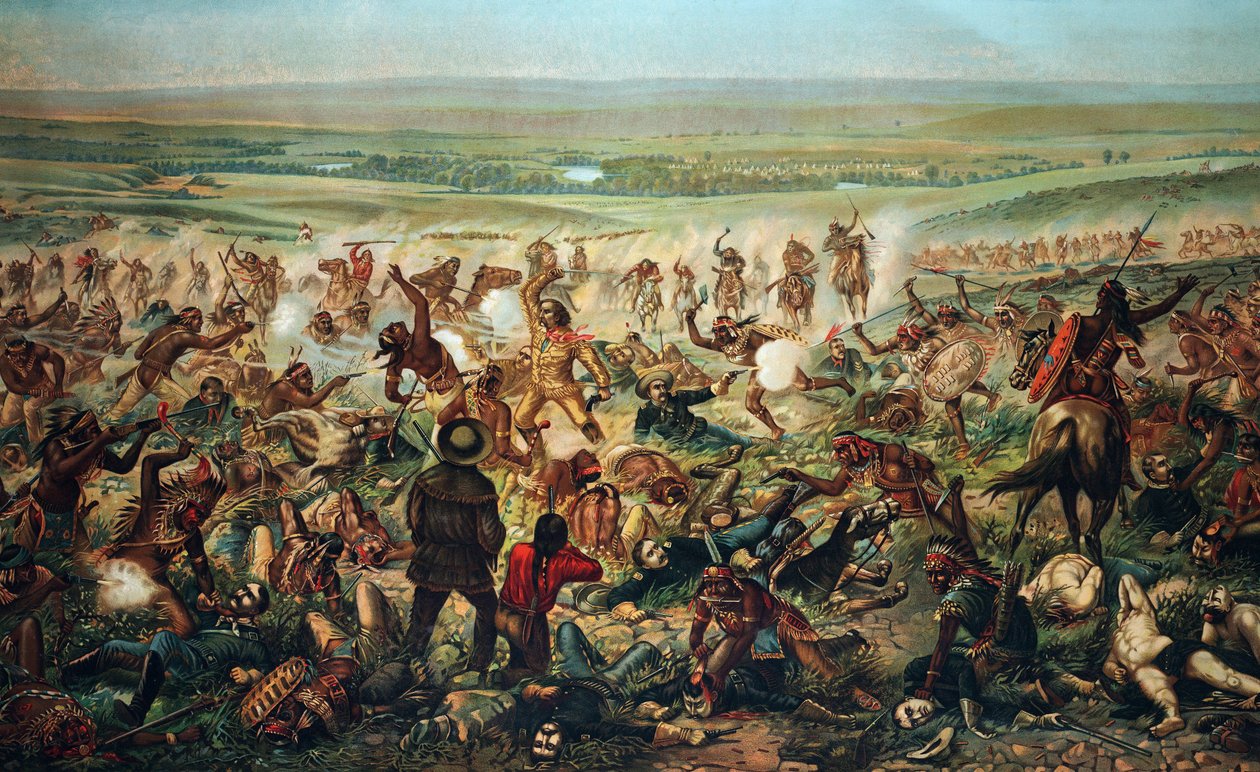 A Última Resistência de Custer. Grande Guerra Sioux de 1876. de Otto Becker