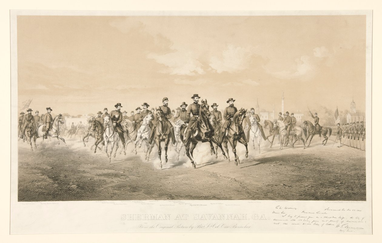 Sherman em Savannah, Ga. de Otto Boetticher