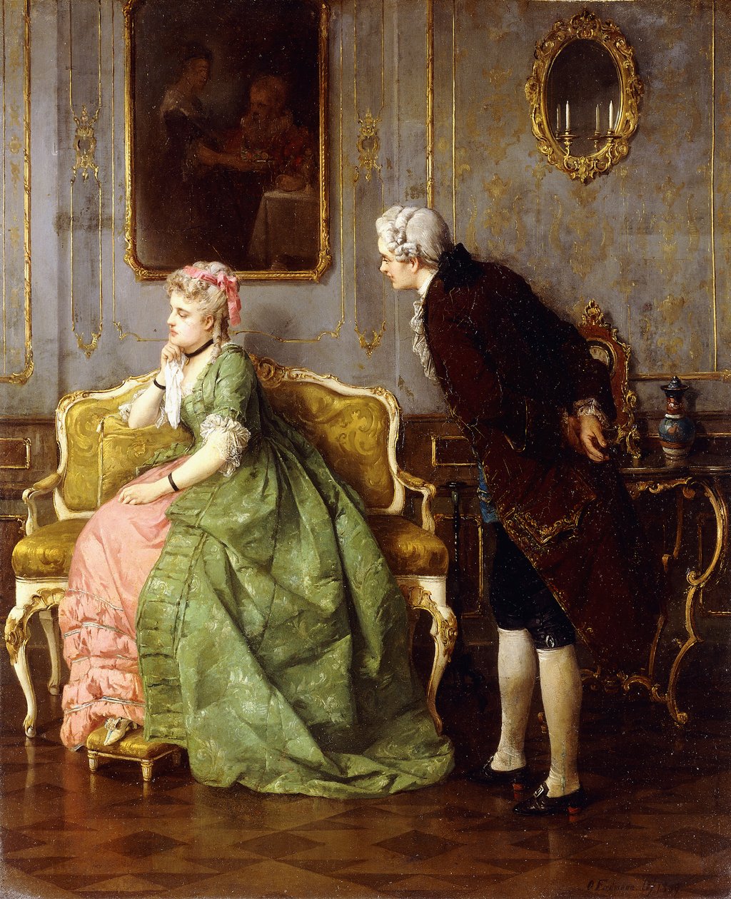 As desculpas, 1869 de Otto Erdmann