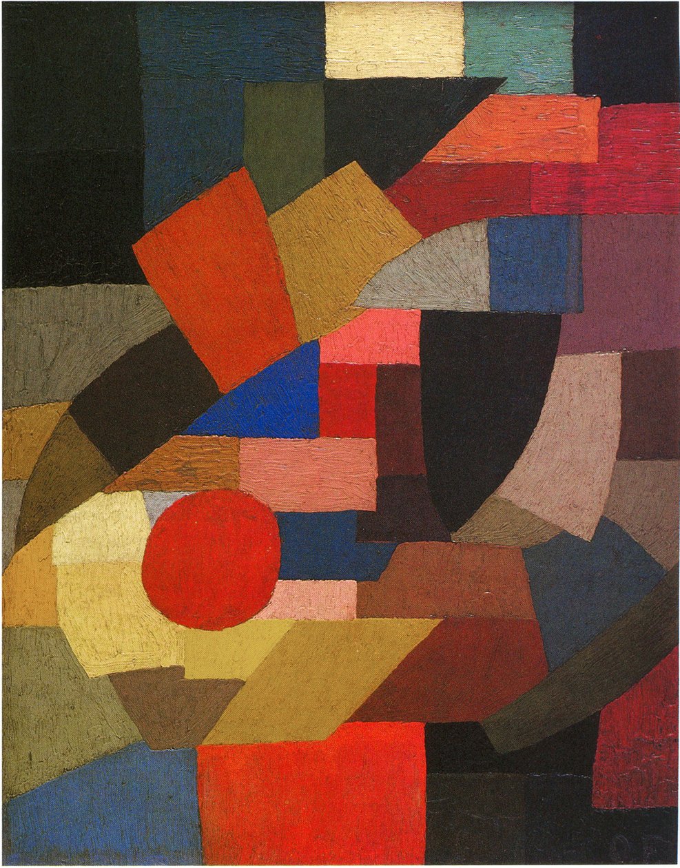 Fragmentos de figura para o conjunto de planos, 1927. de Otto Freundlich