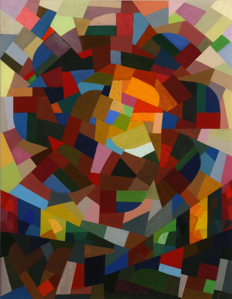 A Roseta II, 1941. de Otto Freundlich