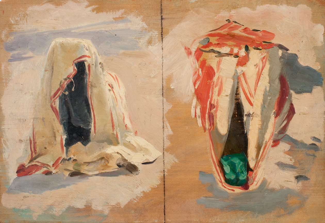 Estudos de cortinas de Túnis de Otto Friedrich