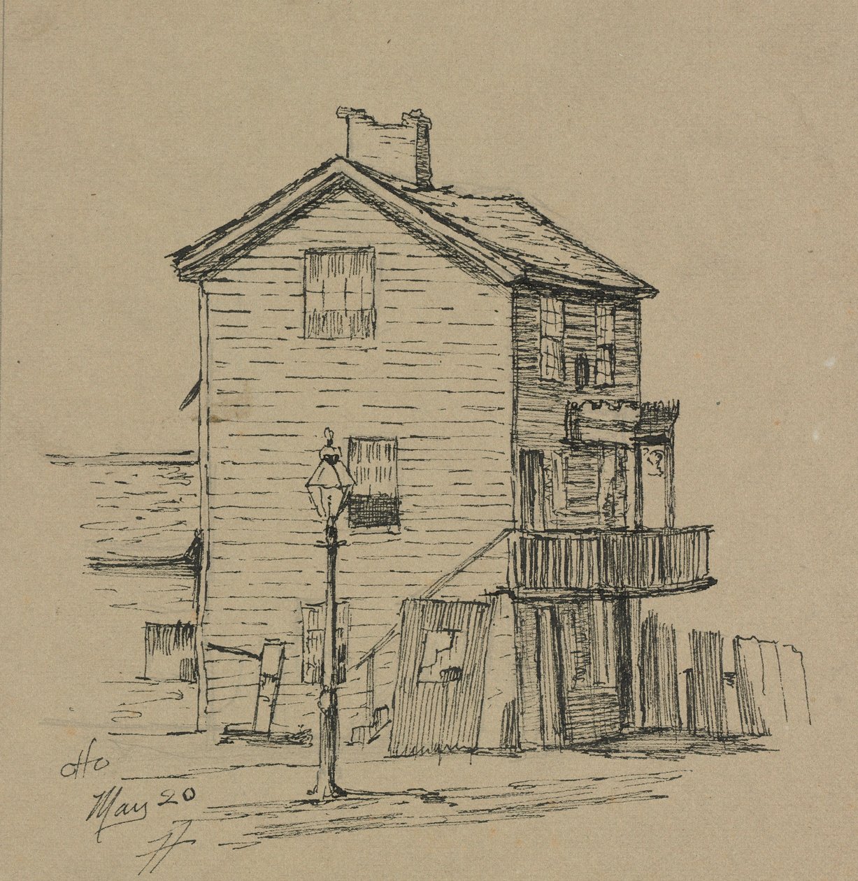 Uma casa velha, Cleveland. de Otto H. Bacher