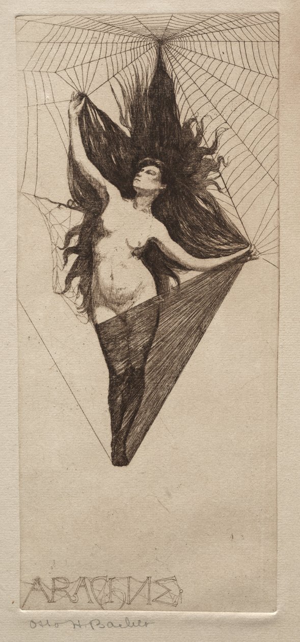 Aracne, século XIX. de Otto H. Bacher