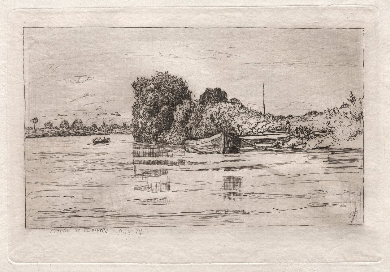 Danúbio em Walhalla, 1879. de Otto H. Bacher