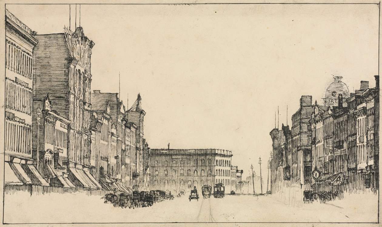 Centro da cidade, Cleveland de Otto H. Bacher