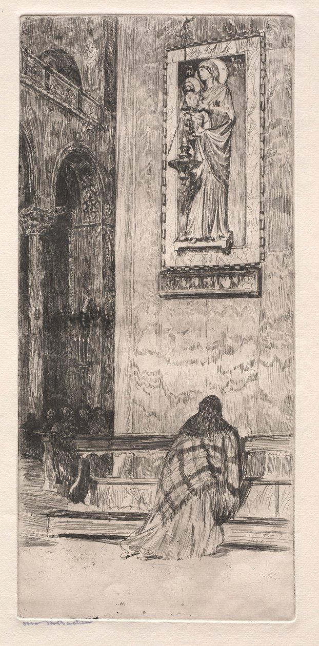 Gravuras de Veneza: São Marcos, século XIX. de Otto H. Bacher