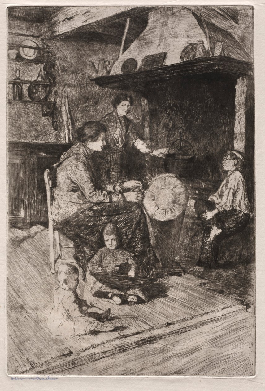 Gravuras de Veneza: As Rendeiras de Otto H. Bacher