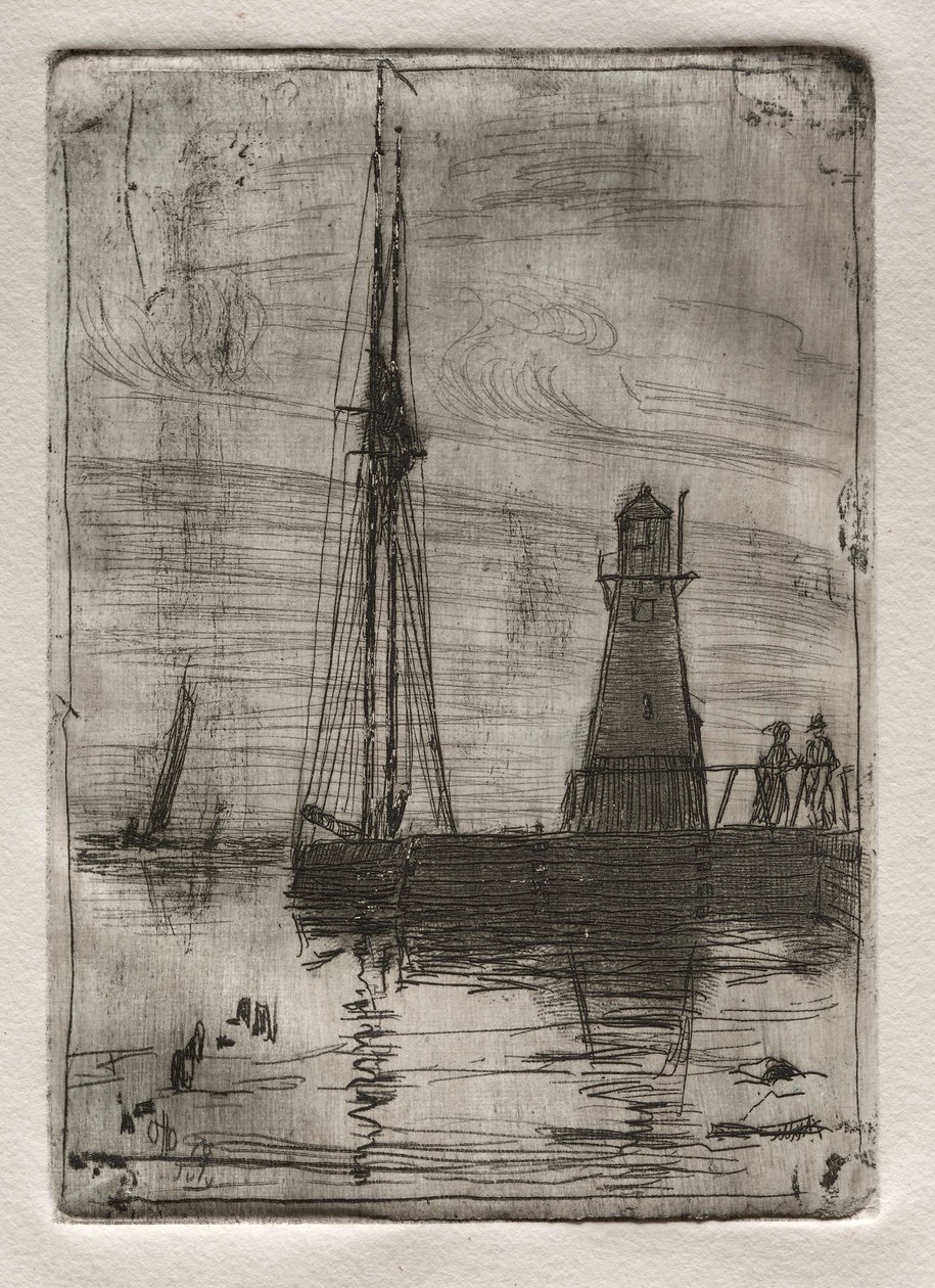 Cais do rio, 1878. de Otto H. Bacher