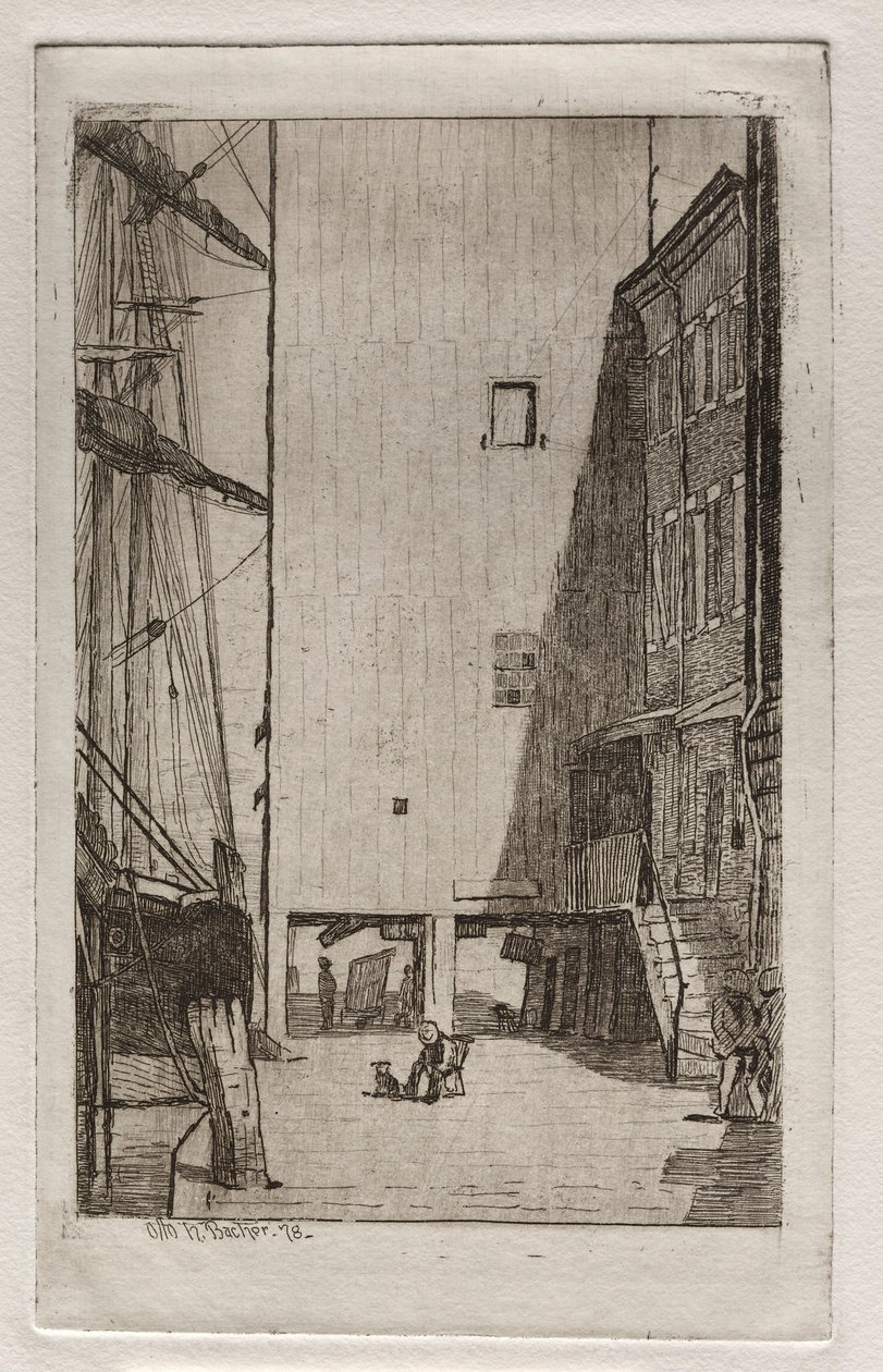 Navio e elevador de Otto H. Bacher