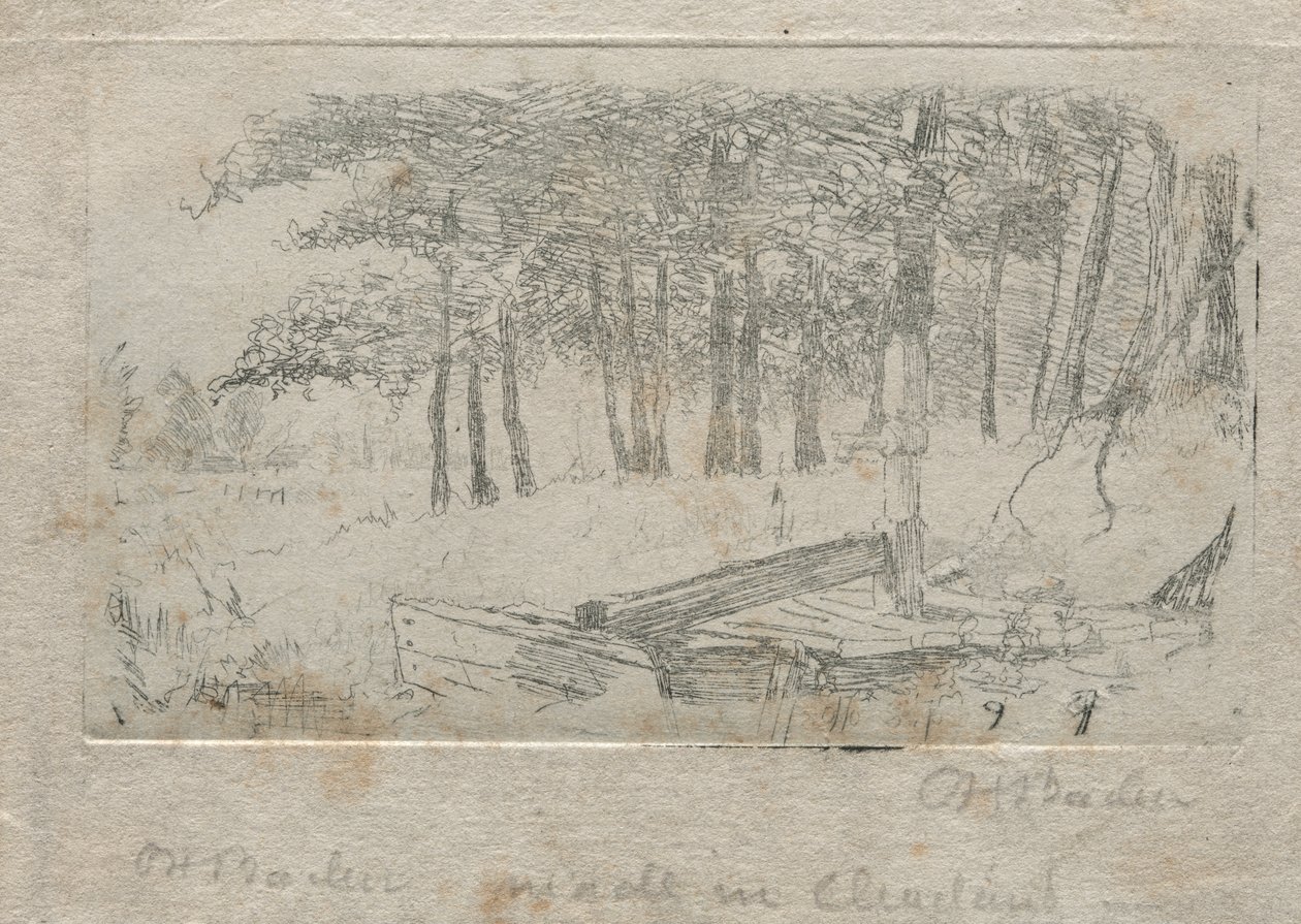 Esboço da natureza, 1879. de Otto H. Bacher