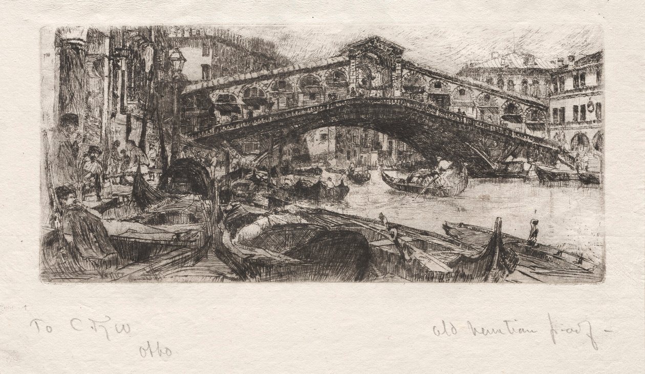 O Rialto, Veneza de Otto H. Bacher