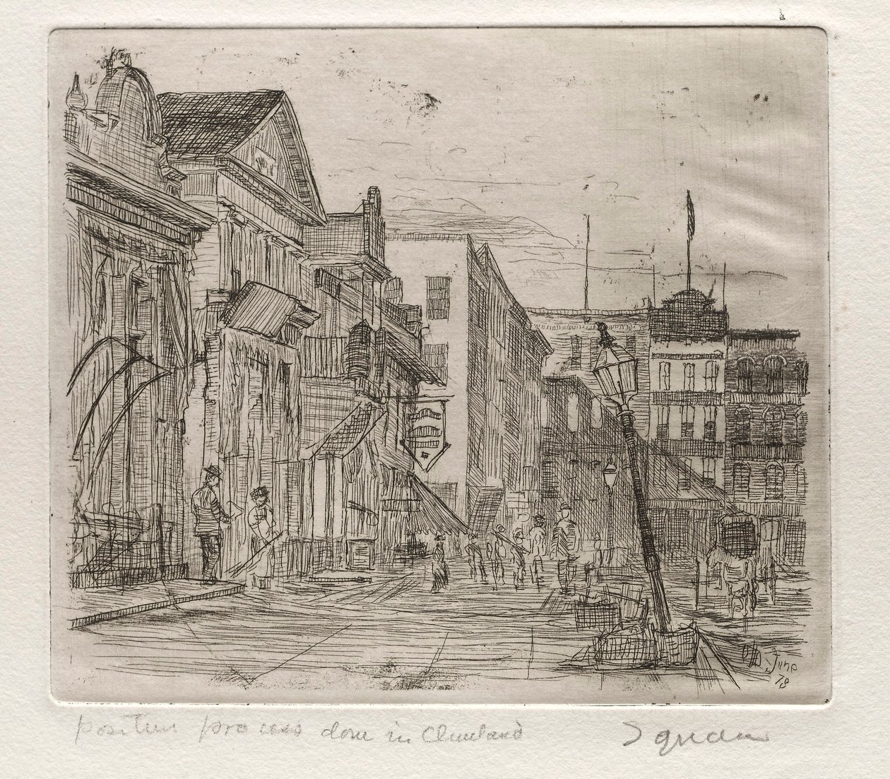A Praça, 1878. de Otto H. Bacher