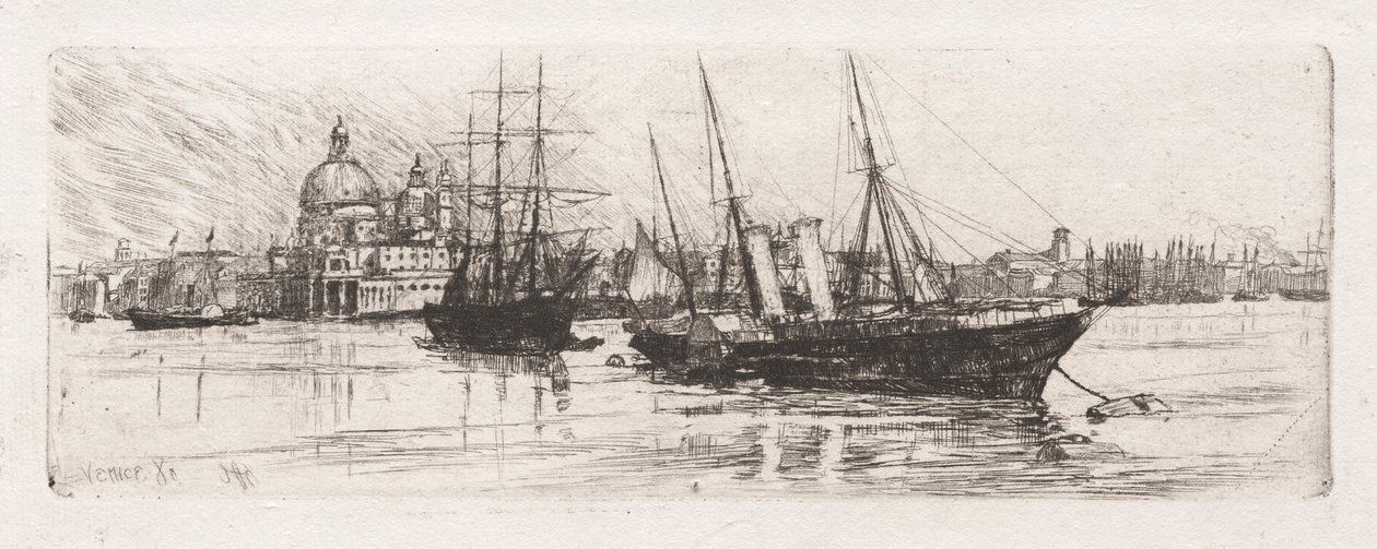 Dois barcos, Veneza de Otto H. Bacher