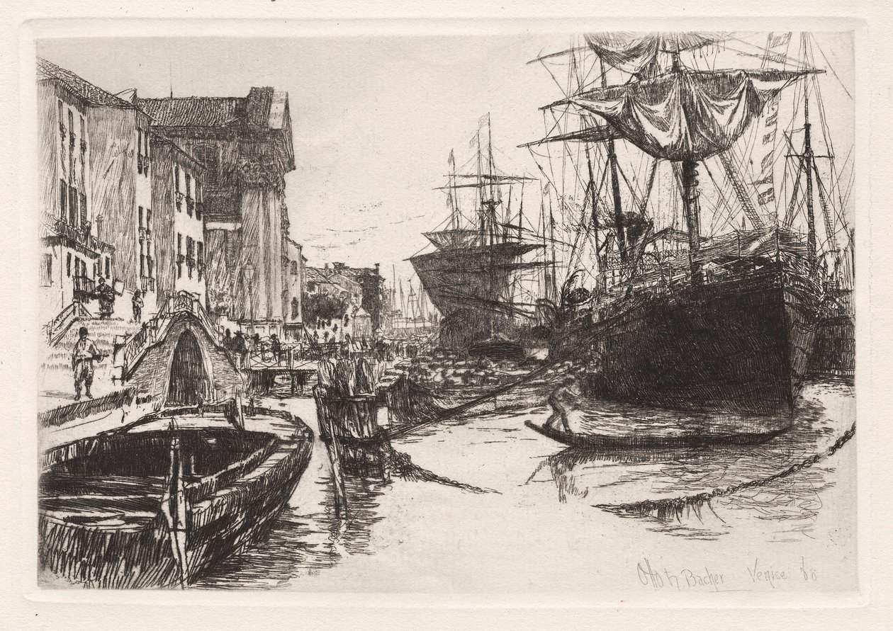 Veneza, 1880. de Otto H. Bacher