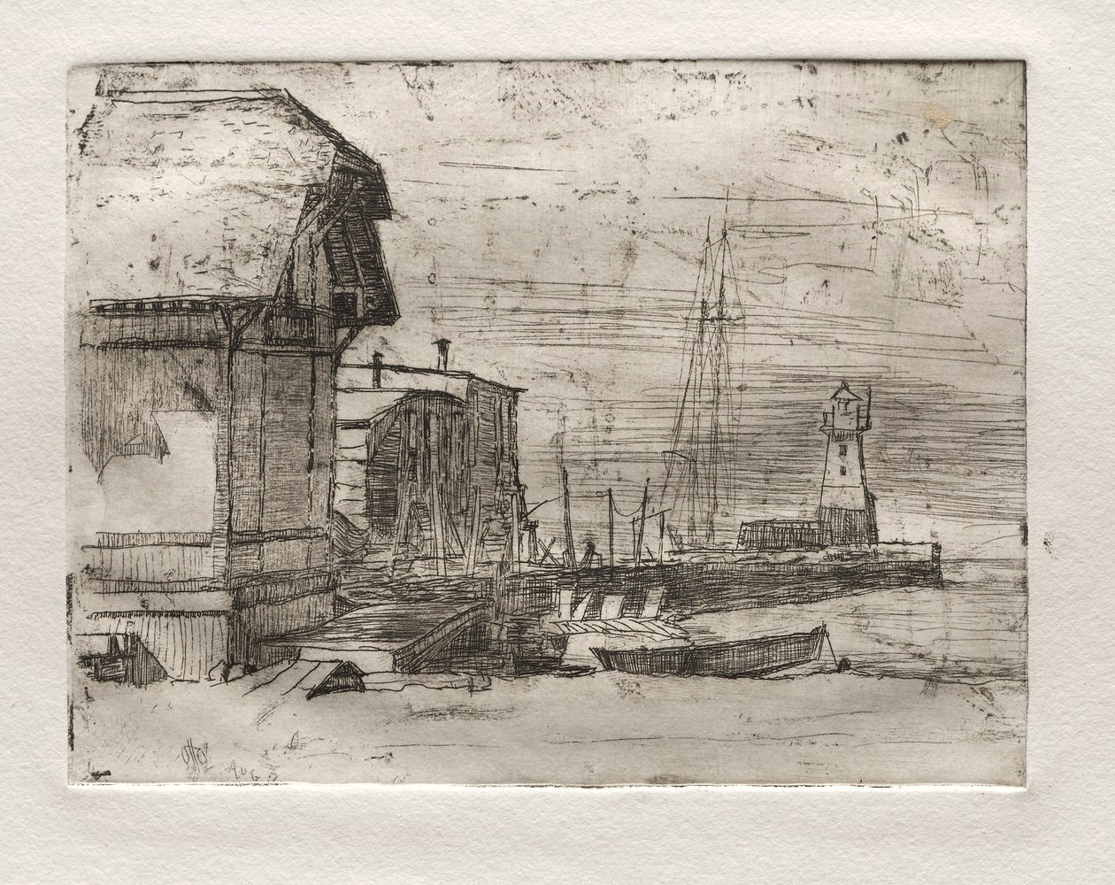 West Pier, 1878. de Otto H. Bacher