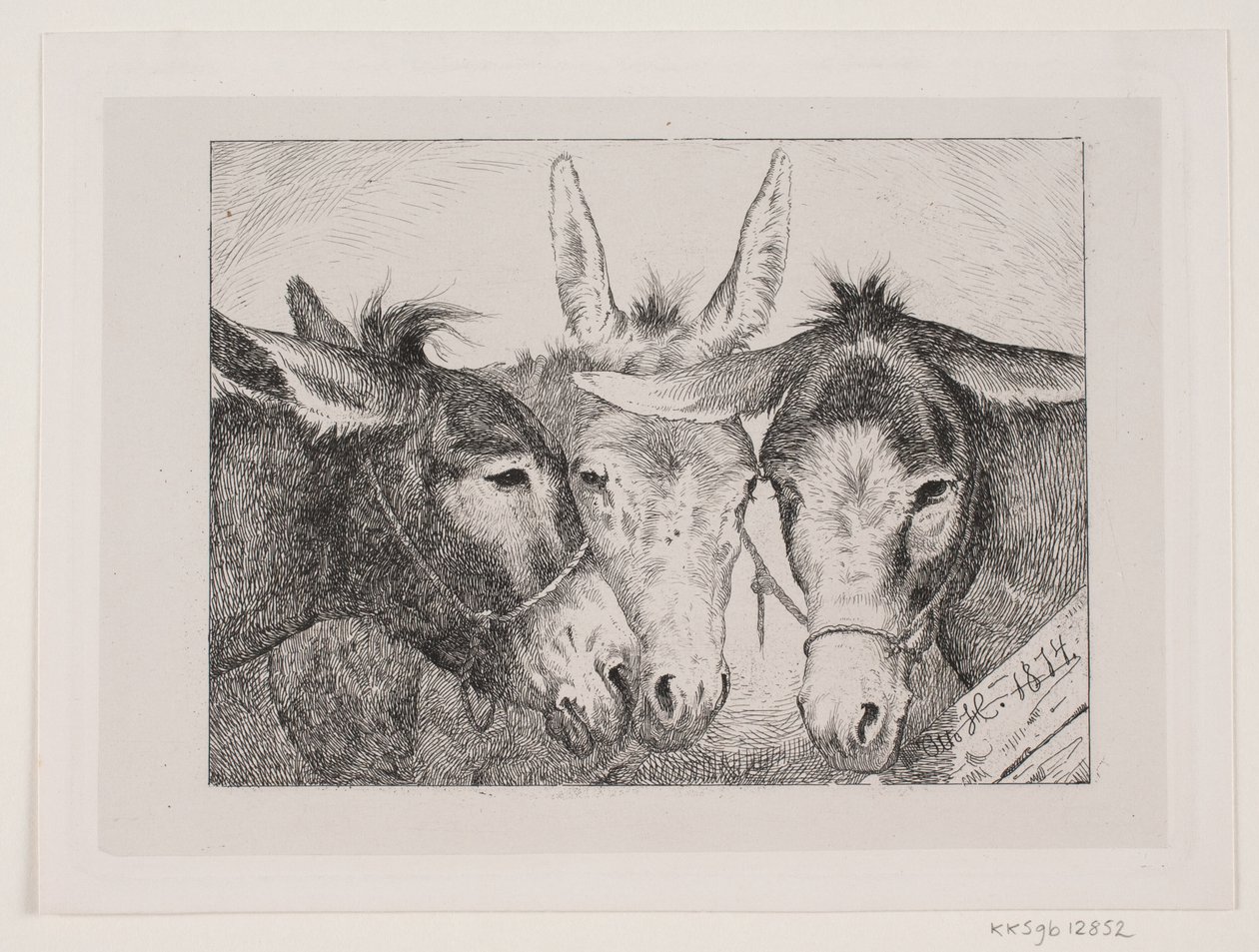 Três cabeças de burro de Otto Haslund