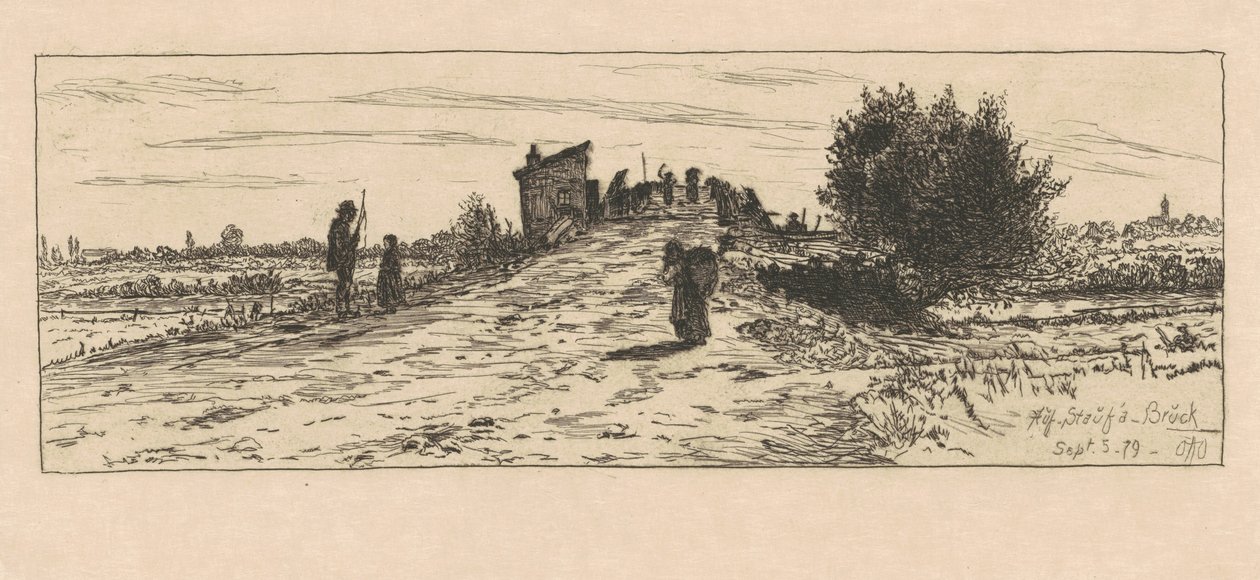 Em Staufa Bruck, 1879. de Otto Henry Bacher