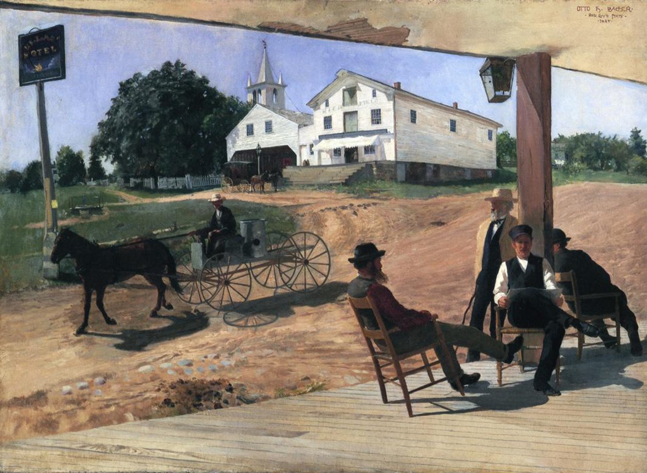 Hotel de Ella, Richfield Center, 1885 de Otto Henry Bacher