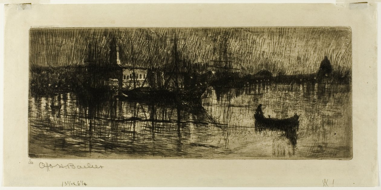 Noite chuvosa de Otto Henry Bacher