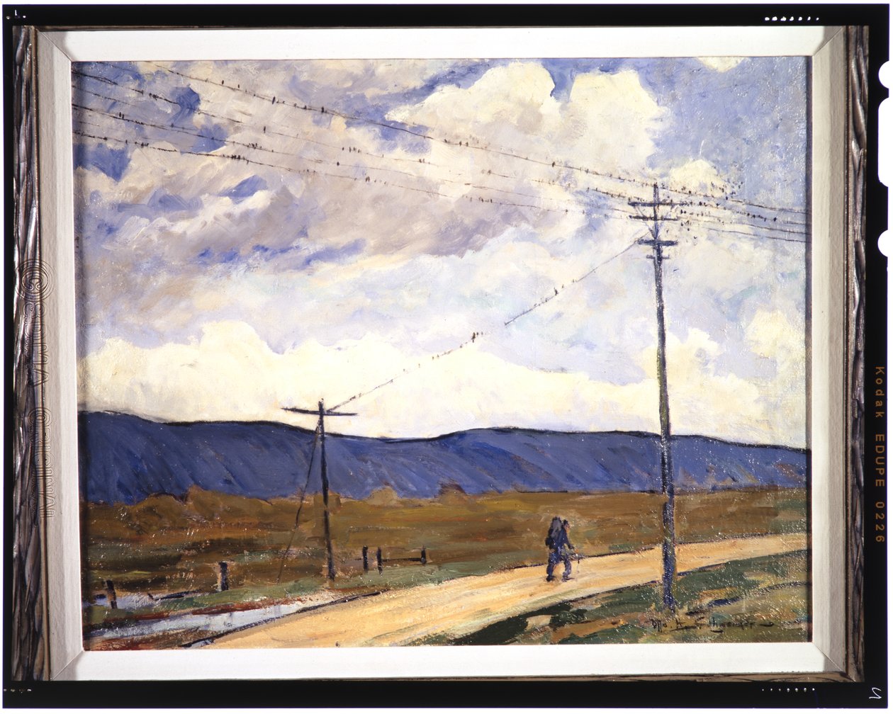 Migração, c.1937 (óleo sobre tela) de Otto Henry Schneider