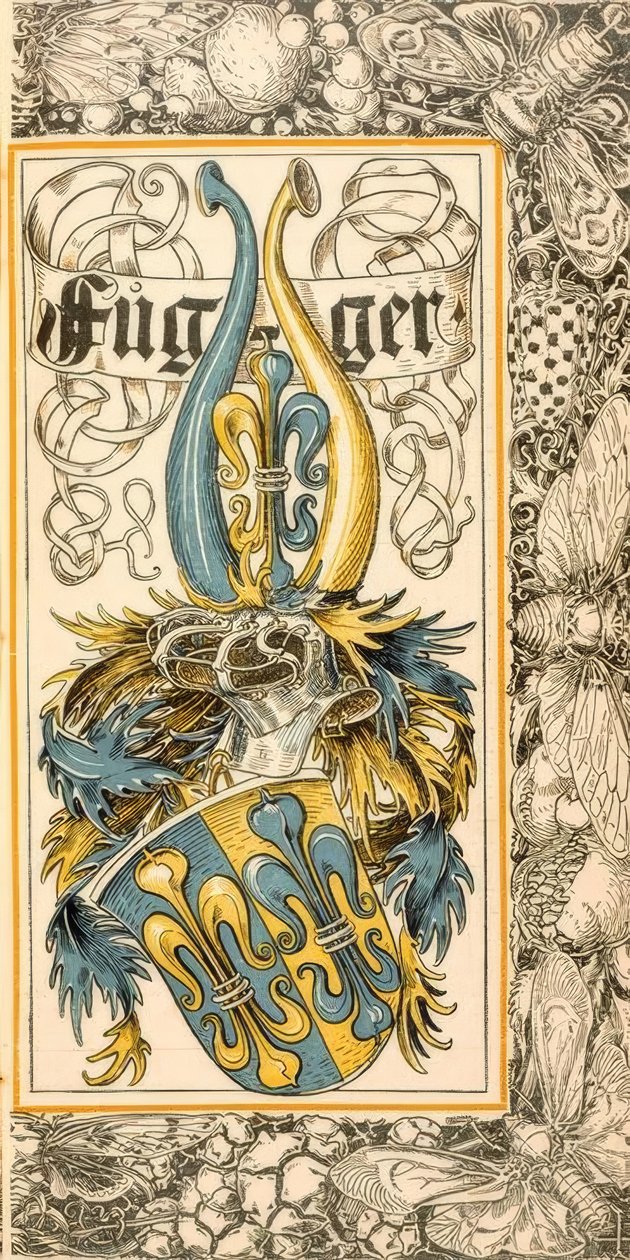 Os ancestrais brasões de armas das casas dos príncipes alemães: Fugger de Otto Hupp