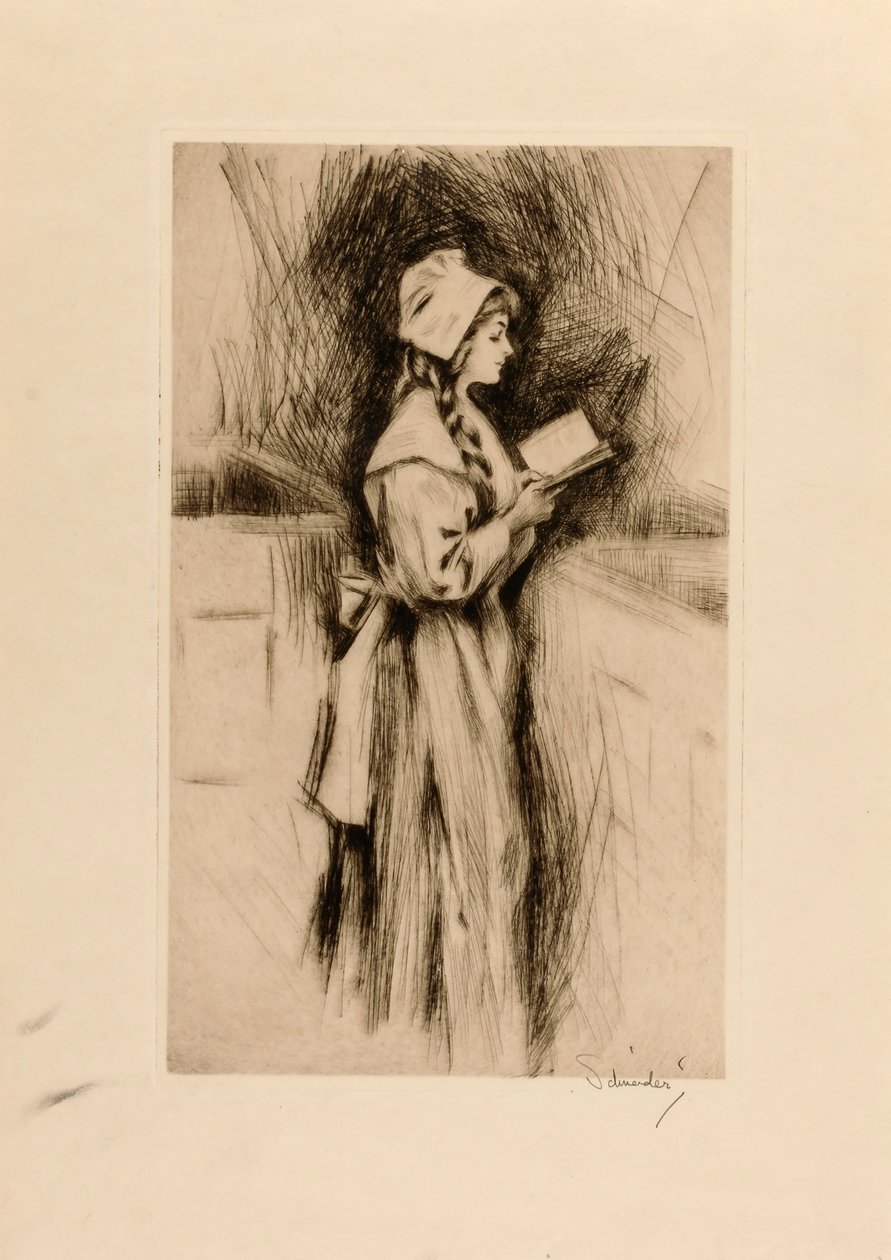 Rapariga Puritana de Otto J. Schneider