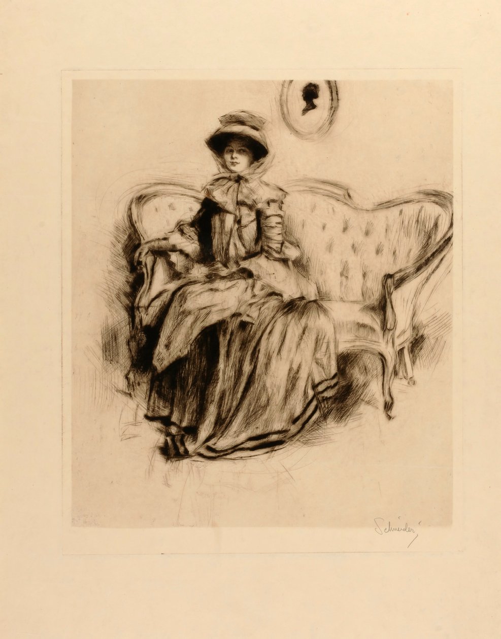 O sofá antigo de Otto J. Schneider