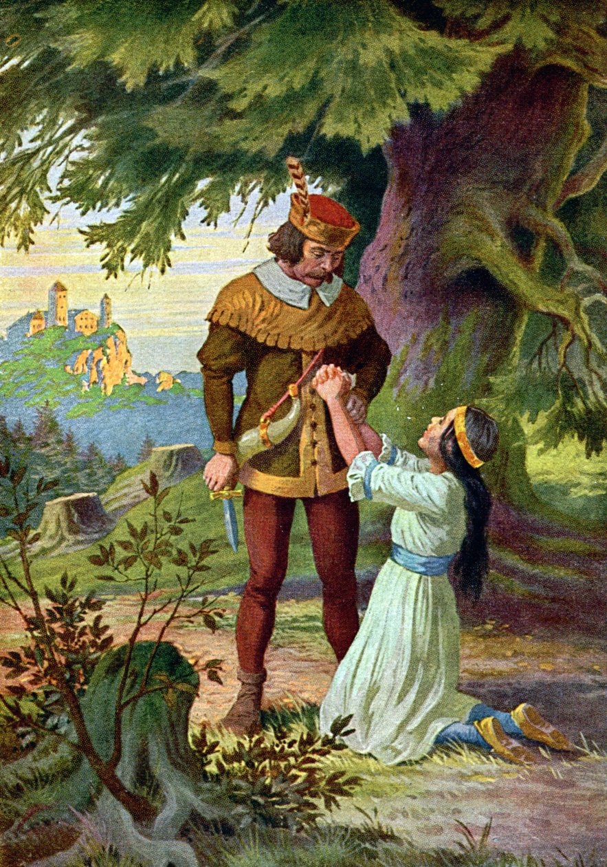 A Branca de Neve e o Caçador de Otto Kubel