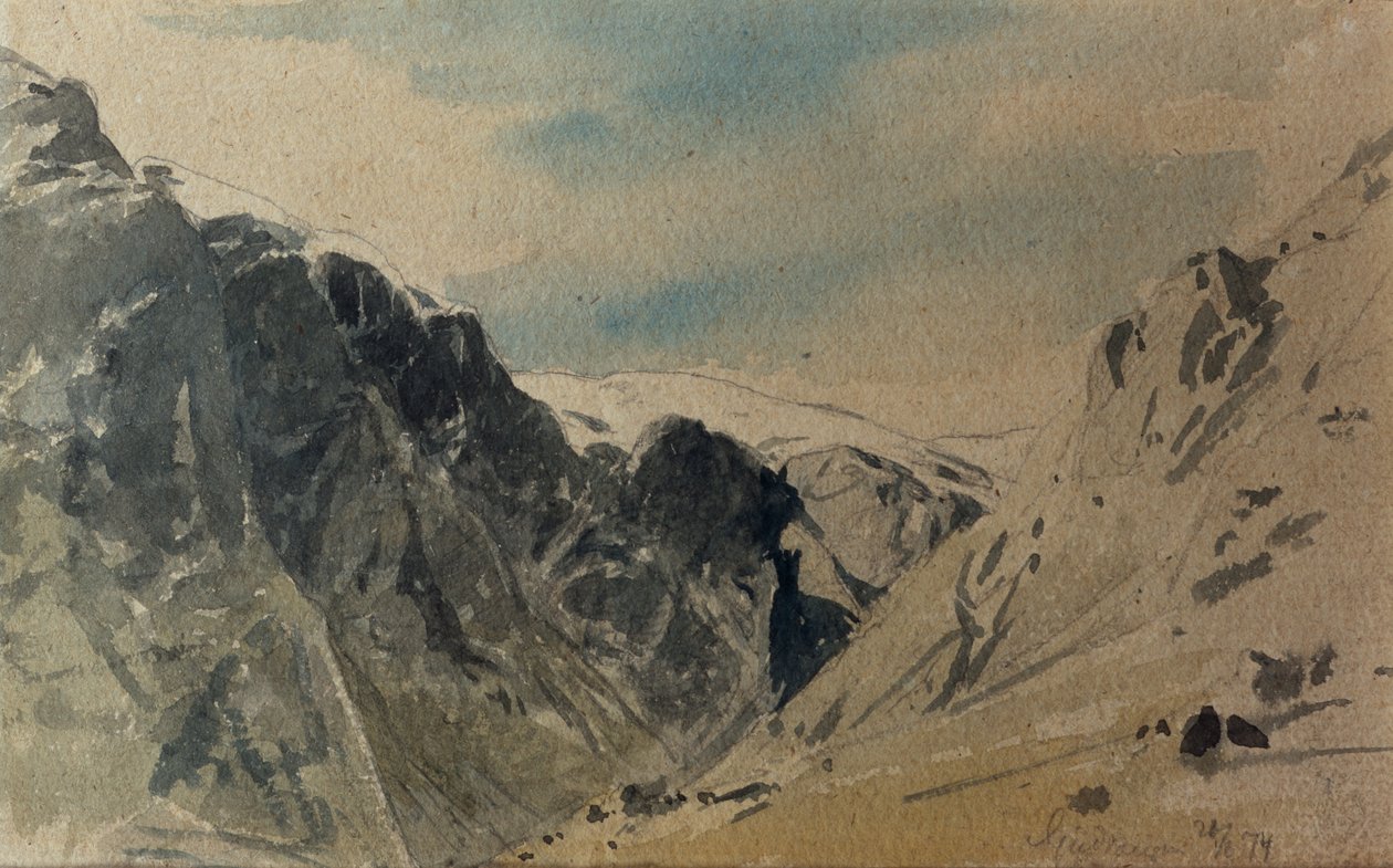 Esboços de Montanha de Otto Ludvig Sinding