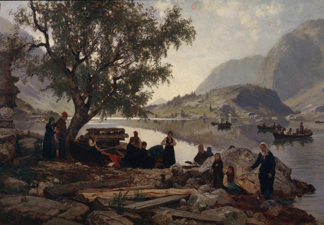 Parte do fiorde de Otto Ludvig Sinding