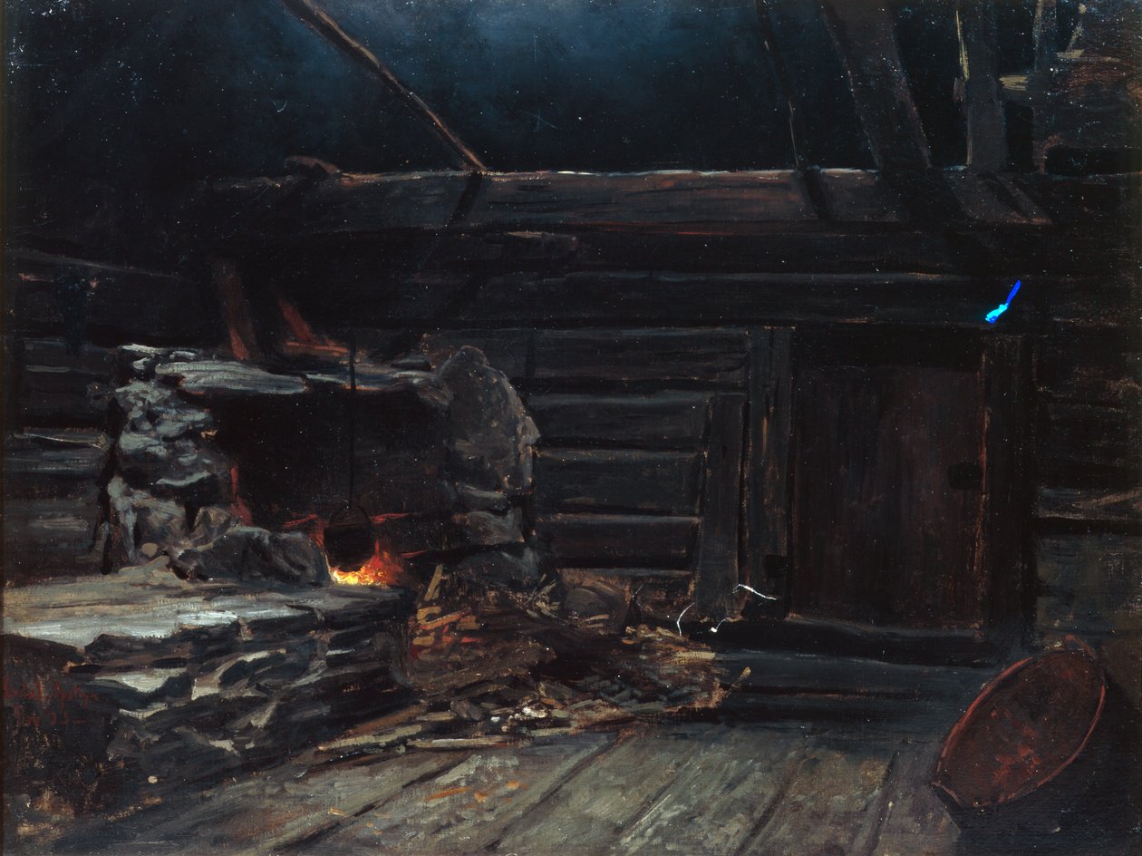 Sala do forno de fumaça, limpeza de Otto Ludvig Sinding