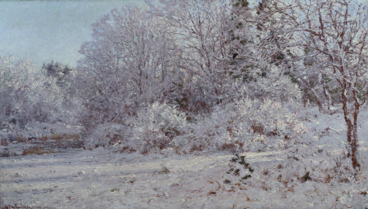 Neve em Munique de Otto Ludvig Sinding