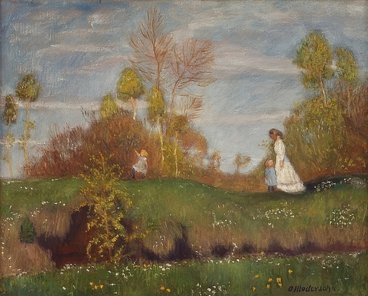 Verão no pântano de Otto Modersohn
