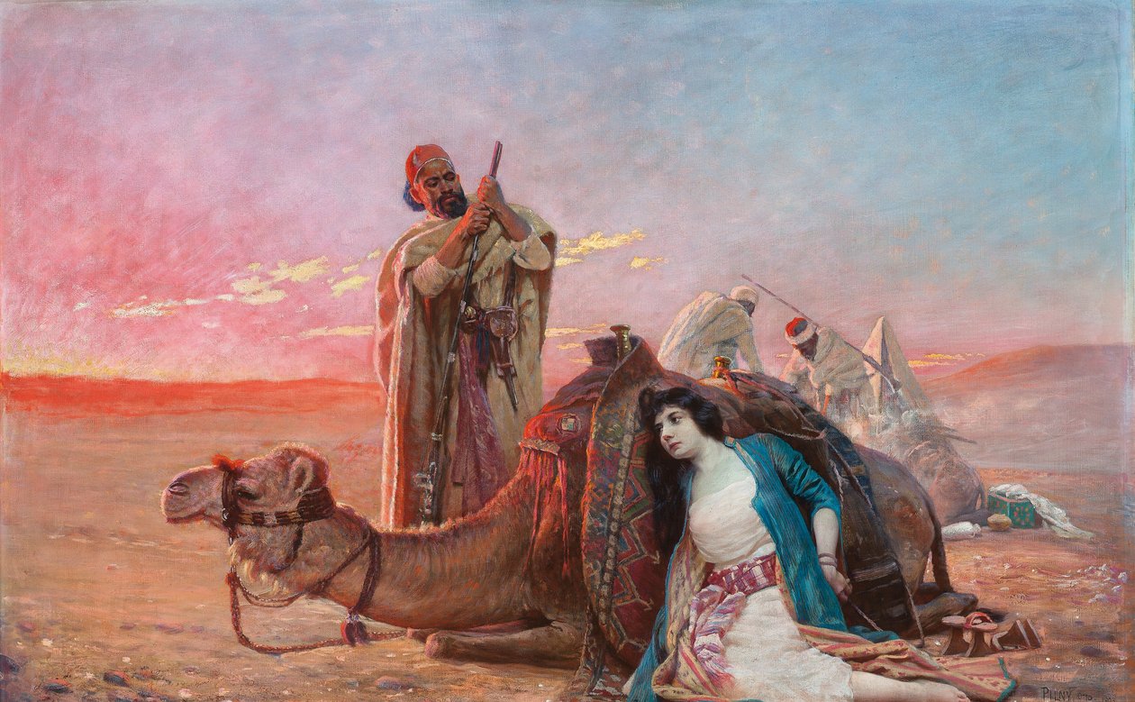 Um descanso no deserto de Otto Pilny