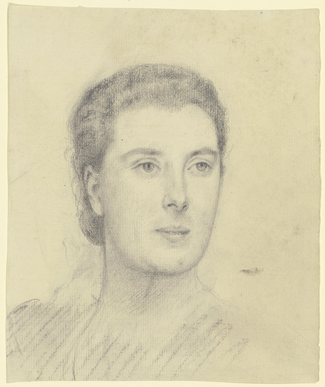 Retrato de uma dama (Margret Freebody?) de Otto Scholderer