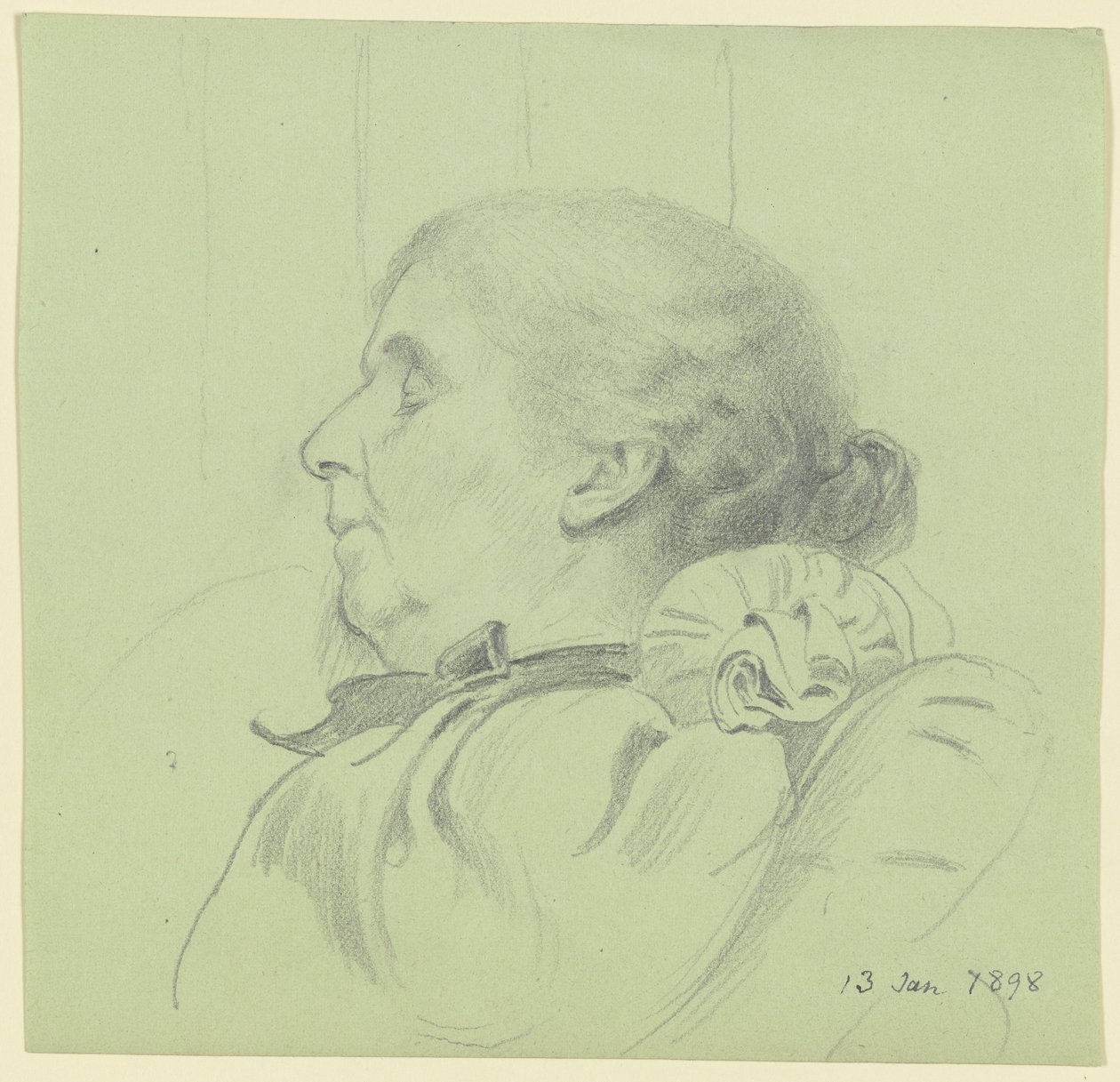 Luise Scholderer a dormir de Otto Scholderer