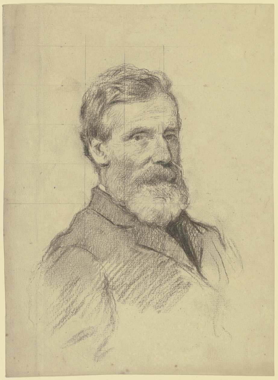 Retrato do Dr. George Bird (?) de Otto Scholderer