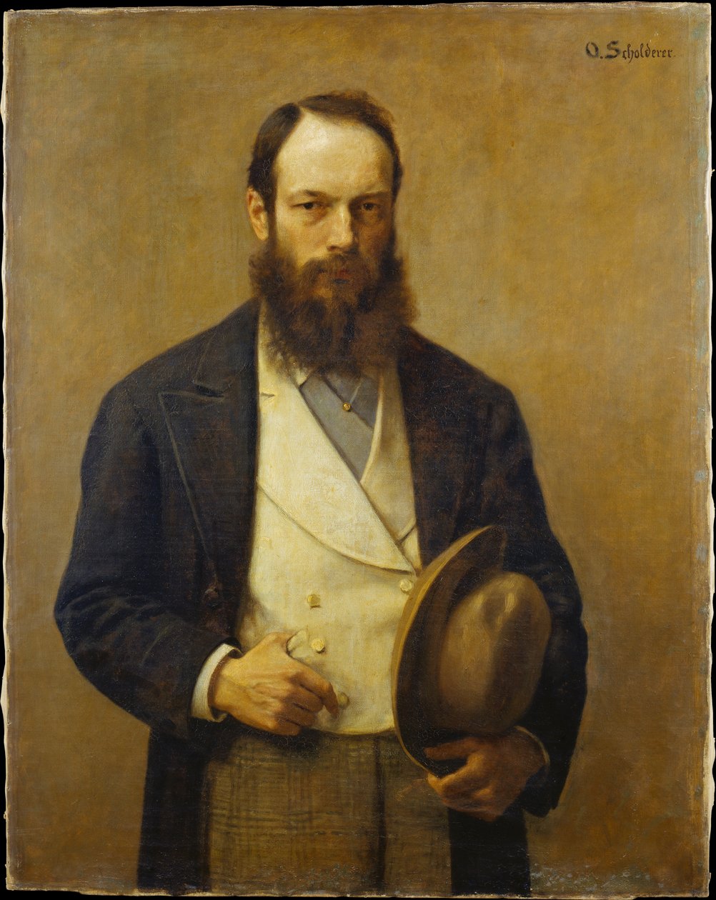 Auto-retrato de Otto Scholderer