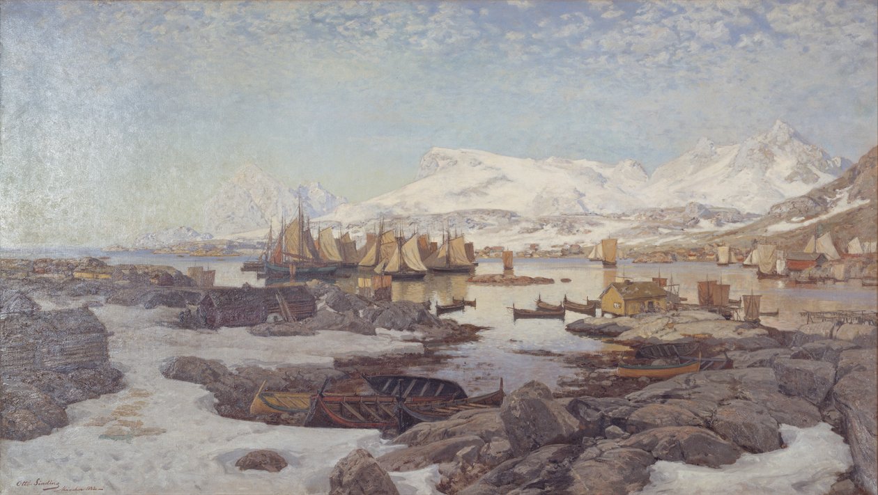 Primavera em Lofoten de Otto Sinding